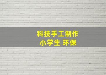 科技手工制作 小学生 环保